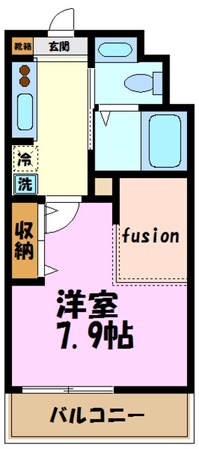 パルコート宮崎台の物件間取画像